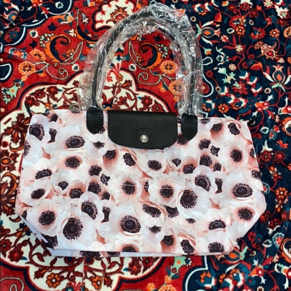 Longchamp- rare-sturdy/firm material. Large. Great condition.